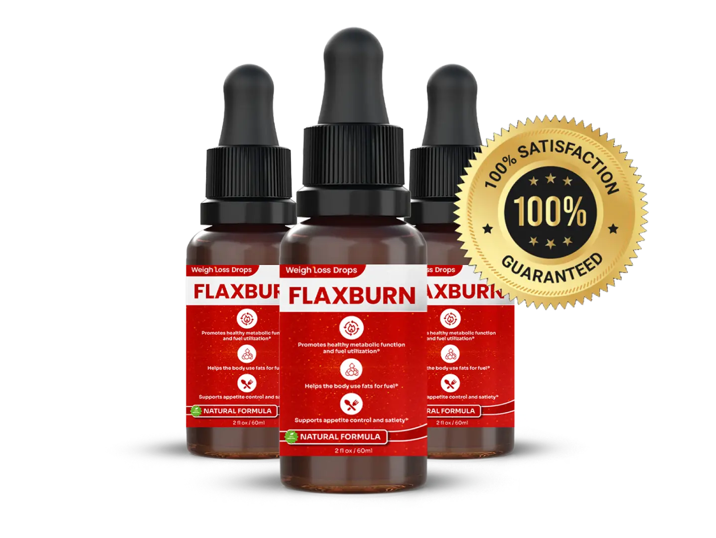 FlaxBurn Supplement Facts Label and Fat Burning Ingredient List